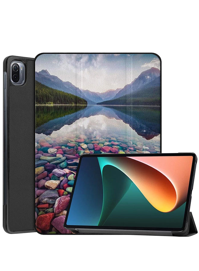 Xiaomi Pad 5 Pro Case Cover Colorful Stones In Water