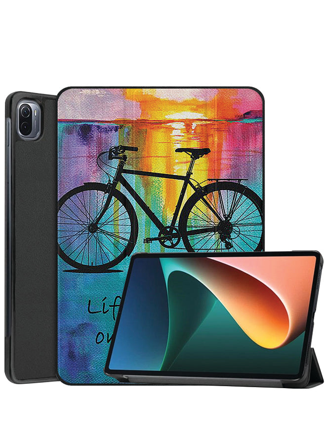 Xiaomi Pad 5 Pro Case Cover Colourful Art And Cycle